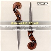 ルクレール: 2本のヴァイオリンのための6つの ソナタ Op.3