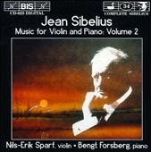 Sibelius: Music for Violin & Piano Vol 2 / Sparf, Forsberg