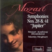 Mozart: Symphonies no 28 & 41 / Sieghart, Mozart Academy