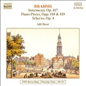 Brahms: Klavierstucke Opp. 117 118