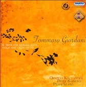 T.Giordani : Six Trios for German Flute, Viola & Cello Op.12 (1775-1776) -No.1-No.6 (6/15-21/2007) / Orsolya Kaczander(wooden flute), Peter Barsony(va), Peter Szabo(vc)