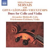 Grand Duos for Cello & Violin - A.F.Servais, J.Ghys, H.Leonard, H.Vieuxtemps