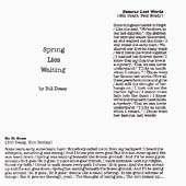 Spring Lies Waiting Spring Lies Waiting