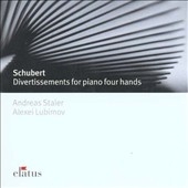 Schubert:Divertissements for Piano Four Hands D.815/D.823:Andreas Staier(p)/Alexei Lubimov(p) Schubert:Divertissements for Piano Four Hands D.815/D.823:Andreas Staier(p)/Alexei Lubimov(p)