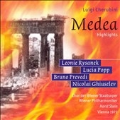 Cherubini: Medea - Highlights / Rysanek, Prevedi, et al Cherubini: Medea - Highlights / Rysanek, Prevedi, et al