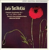 Boccherini: Complete Symphonies Vol 1 / Johannes Goritzki