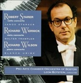 Starer: Cello Concerto;  Wernick: Viola Concerto / Botstein