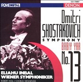 Shostakovich: Symphony No. 13 / Inbal, Wiener Symphoniker