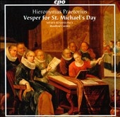 Praetorius: Vesper on St. Michaels Day / Cordes, et al Praetorius: Vesper on St. Michaels Day / Cordes, et al