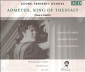 HANDEL:ADMETUS,KING OF THESSALY (5/1968) (+BACH:CANTATA BWV.35:J.BAKER):A.LEWIS (cond)/THE BAROQUE OPERA ORCHESTRA/M.LEHANE(Ms)/J.BAKER(Ms)/ETC