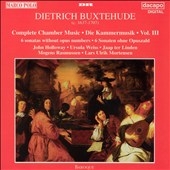 Buxtehude: Complete Chamber Music Vol 3 / Holloway, et al