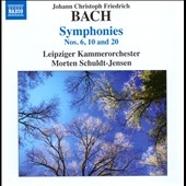 J.C.F.Bach: Symphonies No.6, No.10, No.20