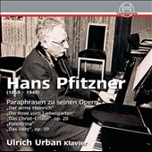H.Pfitzner: Paraphrasen zu Seinen Opern H.Pfitzner: Paraphrasen zu Seinen Opern