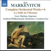 롼ȥ/I.Markevitch Complete Orchestral Works Vol.6 - La Taille de l'Homme[8572156]