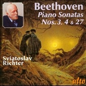 ȥաҥƥ/Beethoven Piano Sonatas No.3, No.4, No.27[ALC1158]