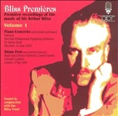 Bliss Premieres Vol 1 - Piano Concerto, Adam Zero