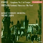Fibich: Symphony no 1;  Smetana: Vysehrad, Vltava / Jaervi