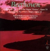 Beethoven: Symphonies 1 & 3 / Leibowitz, Royal Philharmonic