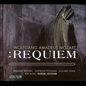 Mozart: Requiem / Eugen Jochum, Vienna Symphony Orchestra, Irmgard Seefried, Gertrude Pitzinger, Richard Holm, etc