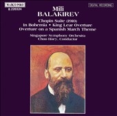 Balakirev: Chopin Suite, Overtures