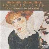 Hindemith, Clarke, Bloch: Sonatas "1919" / Riebl, Hoefer