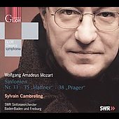 Mozart: Symphonies No.35 "Haffner"KV.358, No.33 KV.319, No.38 "Prager"KV.504