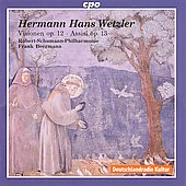 H.H.Wetzler: Symphonic Works - Visionen Op.12, Assisi Op.13 / Frank Beermann, Robert Schumann PO