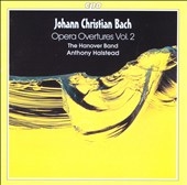 J.C. Bach: Opera Overtures Vol 2 / Halstead, Hanover Band