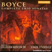 Boyce: Complete Trio Sonatas /Standage, Collegium Musicum 90