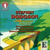 S.Dodgson: String Quartets Vol.2 -No.3, No.4, Quintet for Guitar & String Quartet / Tippett Quartet, Craig Ogden(g)