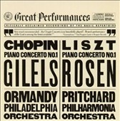 Liszt, Chopin: Piano Concertos no 1 / Gilels, Rosen