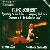 Schubert: Symphonies nos 5 & 6, etc / Jaervi, Stockholm Sinf