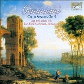 F.Geminiani : Cello Sonatas Op.5 / Jaap ter Linden(vc), Lars Ulrik Mortensen(cemb)
