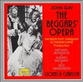 Gay: Beggar's Opera; Dibdin: Lionel and Clarissa / Gielgud Gay: Beggar's Opera; Dibdin: Lionel and Clarissa / Gielgud