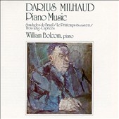 Milhaud: Piano Music / William Bolcom