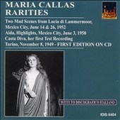 Maria Callas Rarities Vol 1