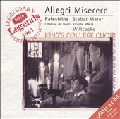 Allegri: Miserere;  Palestrina / Willcocks, et al