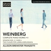 ꥽󡦥֥塼եĥåƥ/Weinberg Complete Piano Works Vol.4[GP611]