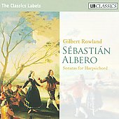 Albero: Sonatas for Harpsichord / Gilbert Rowland