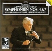 ٥󡦥եϡˡɸ/Beethoven Symphonien No.4, No.7 / Herbert von Karajan(cond), Berlin Philharmonic Orchestra[4390032]
