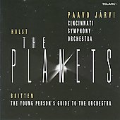 Holst: The Planets Op.32; Britten: The Young Person's Guide to the Orchestra Op.34 / Paavo Jarvi, Cincinnati SO