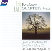 Beethoven: Late Quartets Vol 2 / Lindsay String Quartet