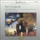 Hindemith: String Quartets Nos 1, 4 & 7