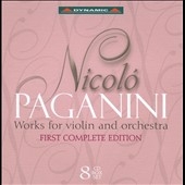 Υե꡼ηɸ/Paganini Works for Violin &Orchestra - First Complete Edition / Massimo Quarta, Genoa Teatro del Carlo Felice Orchestra, Salvatore Accardo, Franco Mezzena, etc[CDS622]