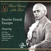 Great Voices of the Past - Favorite French Excerpts