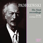 Paderewski - His Final Recordings / Ignacy Jan Paderewski Paderewski - His Final Recordings / Ignacy Jan Paderewski
