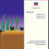 Prokofiev: Symphonies No.1 Op.25 "Classical", No.5 Op.100, No.6 Op.111 / Ernest Ansermet, SRO, Paris Conservatoire Orchestra