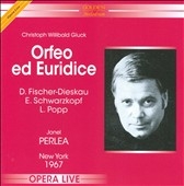 Gluck: Orfeo ed Euridice (1967/Carnegie Hall) / Jonel Perlea(cond), American Opera Society Orchestra, Dietrich Fischer-Dieskau(Br), Elisabeth Schwarzkopf(S), etc