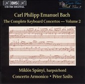 C.P.E. Bach: Complete Keyboard Concertos Vol 2 / Spanyi