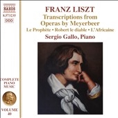른å/Liszt Complete Piano Music Vol.40 - Transcriptions from Operas by Meyerbeer[8573235]